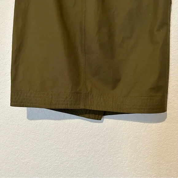 New $119 Zara Surplus Military Khaki Skirt SRPLS CTTN SKRT 07 Large 9382/053 - Picture 6 of 8